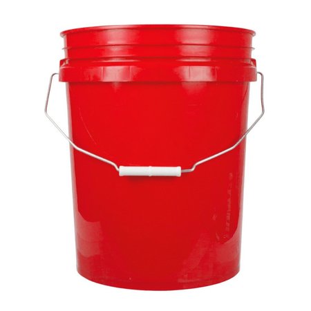 World Enterprises Bucket, 14.5 in H, Red 5RED